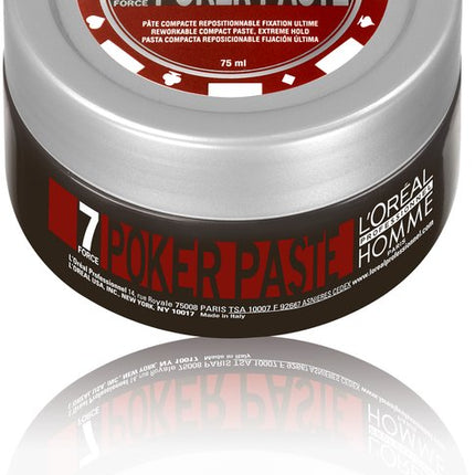 L'Oréal Professionnel - Homme Poker Paste - Fixerende Stylings Pasta - 75 ml