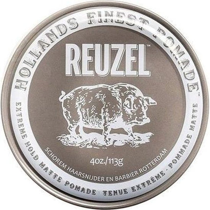 Reuzel - Hollands Finest Pomade Firmly Fixative Pomada On Water Base Black 35G