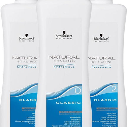 Schwarzkopf Natural Styling Hydrowave Classic 1 - 1000 ml - Permanentvloeistof - Haarverf