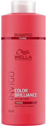 Wella Brilliance Shampoo weerbarstig haar -1000 ml - Normale shampoo vrouwen - Voor Alle haartypes