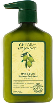 CHI Olive Organics - Hair & Body Shampoo - Body Wash 340ml. - vrouwen - Voor - 340 ml - vrouwen - Voor