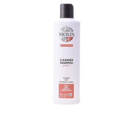 Nioxin System 4 Cleanser 300ml - Normale shampoo vrouwen - Voor Beschadigd haar/Droog haar/Gekleurd haar