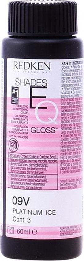 Redken Shades EQ - 09V Platinum Ice - Haarverf - 60 ml