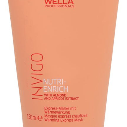 Wella Invigo Nutri Enrich Warming Express Masker 150ml - Haarmasker droog haar