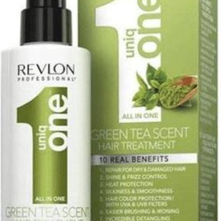 Revlon Professional - Uniq One All In One Green Tea Scent Hair Treatment 10 Real Benefits Conditioner Is A 150Ml Spray Hair