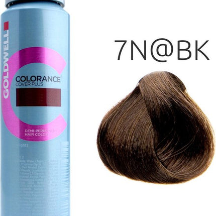 Goldwell - Colorance - Cover Plus Elumenated Naturals - 7N@BK Middel Blond Eluminated Beige Koper - 120 ml