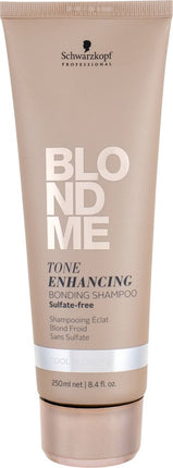 Schwarzkopf Professional - Restorative shampoo for highlighting cool blond shades BLONDME (Tone Enhancing Bonding Shampoo Cool Blonde s) - 250ml