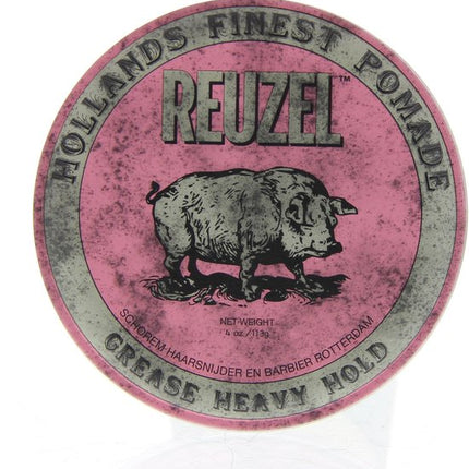 Reuzel Pig Pink Grease Heavy Hold Haarwax - 113g