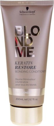 Schwarzkopf BlondMe Keratin Restore Vrouwen Professionele haarconditioner 200 ml