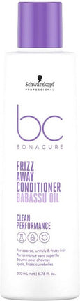 Schwarzkopf Bonacure Frizz Away Conditioner 200ml - vrouwen - Voor - Conditioner voor ieder haartype