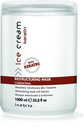 Inebrya - Ice Cream Keratin Restructuring Mask - Restrukturační maska s keratinem - 500ml