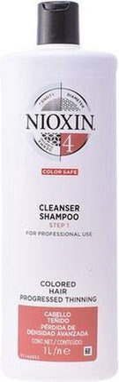 Nioxin System 4 Cleanser 300ml - Normale shampoo vrouwen - Voor Beschadigd haar/Droog haar/Gekleurd haar