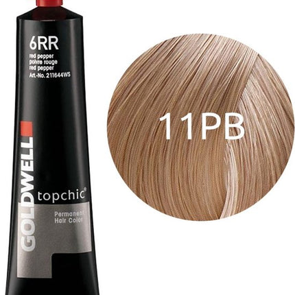 Goldwell Haarverf Topchic Permanent Hair Color 11PB Very Light Blonde Pearl Beige