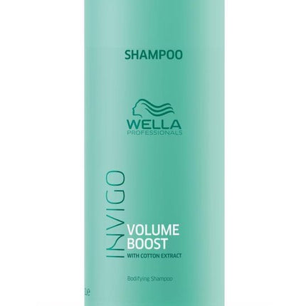 Wella Professionals Volume Boost Shampoo 1000ML - Normale shampoo vrouwen - Voor Alle haartypes