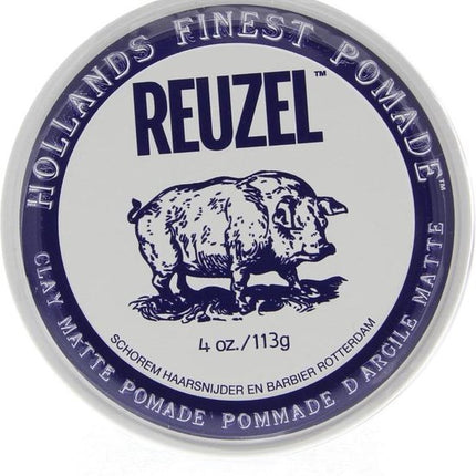 Reuzel Clay Matte Pomade Pig Haar Klei - 113 gr