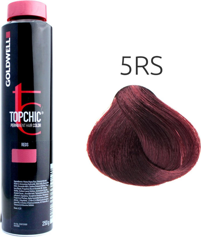 Goldwell - Topchic Depot Bus - 5-RS Zwartgeblakerd Rood Zilver - 250 ml