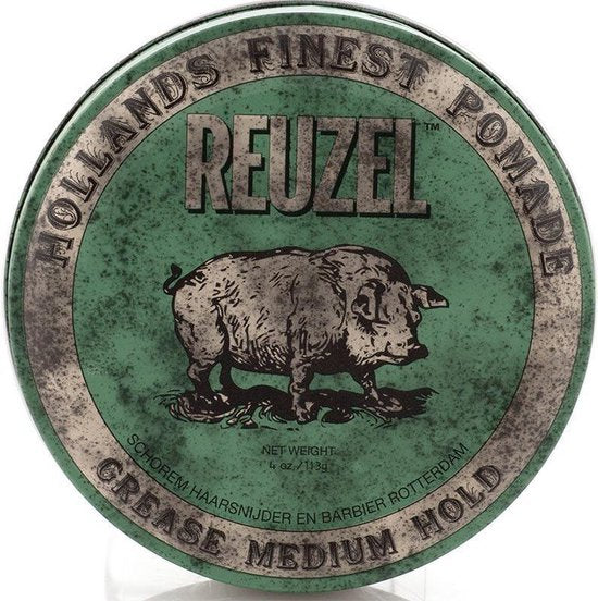 Reuzel Hf Pomade Grease Medium Hold - Green 340 gr