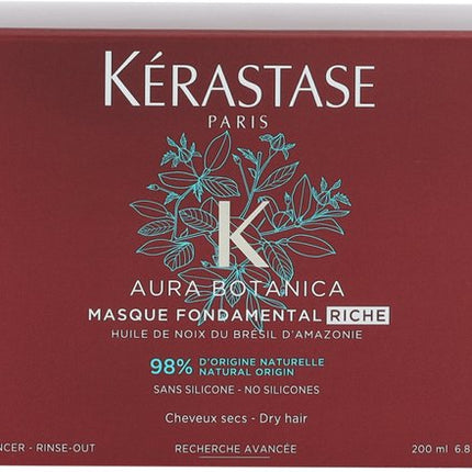 Kérastase Aura Botanica Haarmasker Fondamental Riche 200ml - Haarmasker droog haar