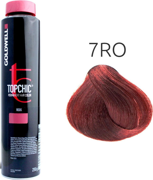 Goldwell - Topchic Depot Bus - 7-RO Striking Red Copper - 250 ml