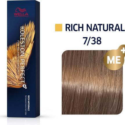 Wella Professionals - Wella Professionals Koleston Perfect Me 7/38 Rich Naturals 60ml