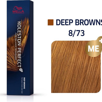 Wella Koleston Perfect Me+ - Deep Browns 8/73  60ml