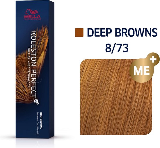 Wella Koleston Perfect Me+ - Deep Browns 8/73  60ml