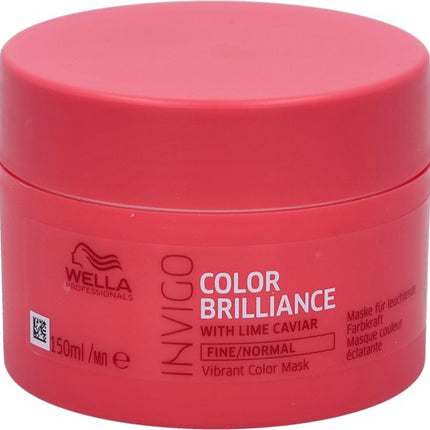 Wella Brilliance Masker fijn / normaal haar -150 ml - Haarmasker droog haar - Haarmasker beschadigd haar