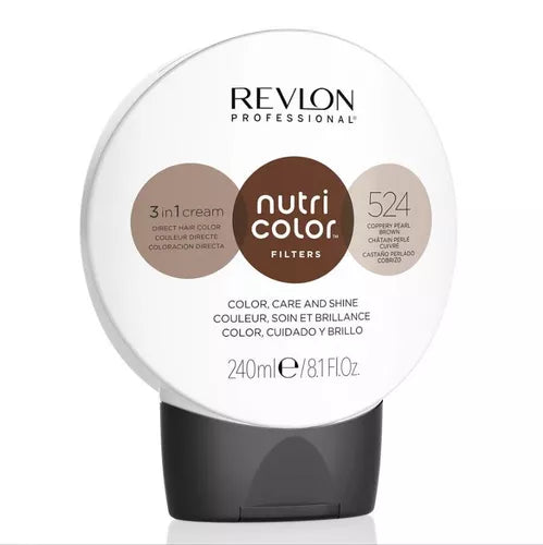 Revlon - Nutri Color Filters Toning 240 ml - 524 Coopery Pearl Brown