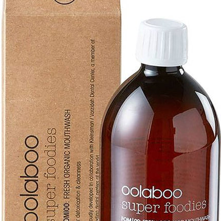 oolaboo dental care fresh organic mouthwash 500 ml
