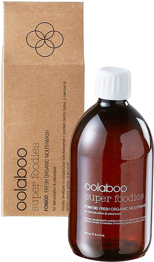 oolaboo dental care fresh organic mouthwash 500 ml