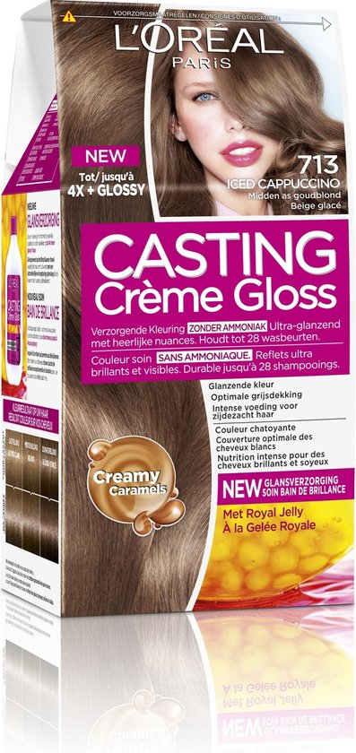 L'Oréal Paris Casting Crème Gloss 713 - As goud middenblond - Haarverf