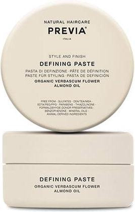 Previa Natural Haircare Pasta Style and Finish Defining Paste