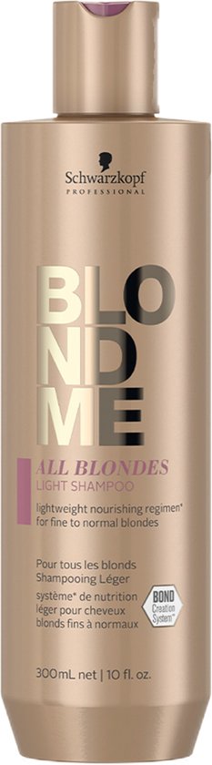Schwarzkopf BlondMe All Blondes Light Shampoo 300ml - vrouwen - Voor