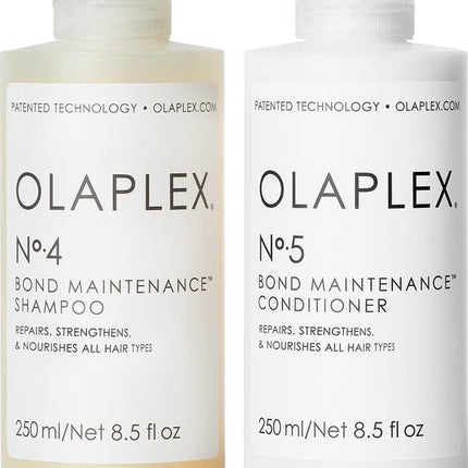 Olaplex Duo Pack No. 4 + No. 5 Shampoo en Conditioner - Haarverzorging geschenkset - 2x 250 ml