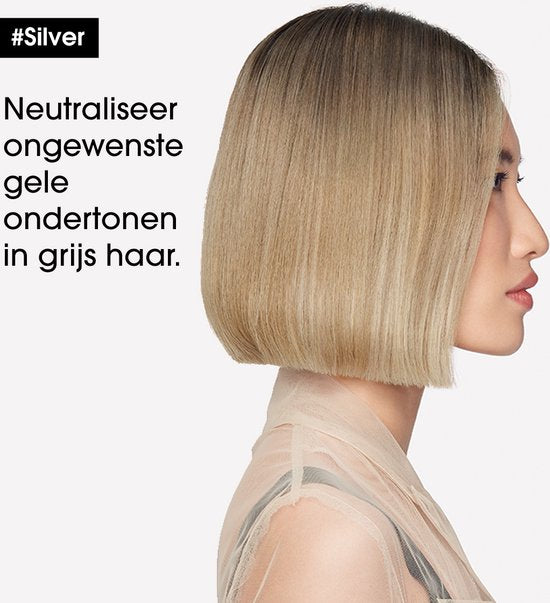 L’Oréal Professionnel Silver Shampoo – Zilvershampoo voor wit en grijs haar – Serie Expert – 500 ml