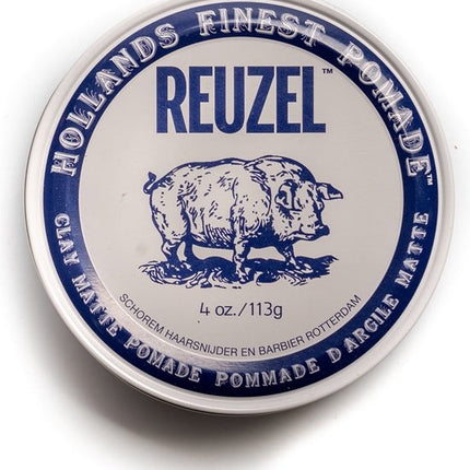 Reuzel Clay Matte Pomade Pig Haar Klei - 113 gr