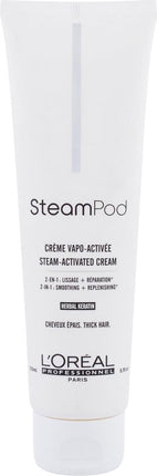 L'Oréal Paris Steampod Smoothing White Cream Haarcrème - 150ml