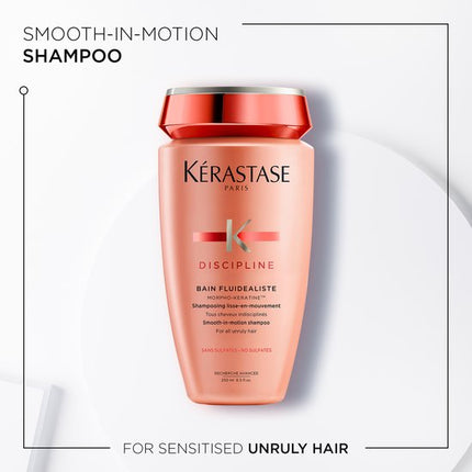 Kérastase Discipline Bain Fluidealiste Sulfaatvrij - Shampoo zonder schadelijke sulfaten voor onhandelbaar haar - 250ml