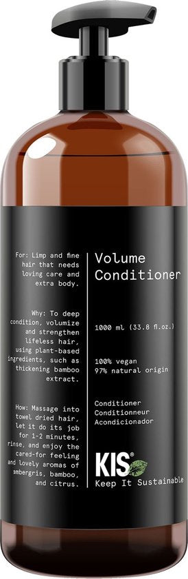 KIS Green Volume Conditioner 1000 ml - Conditioner voor ieder haartype