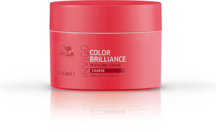 Wella Brilliance Haarmasker weerbarstig haar -150 ml - Haarmasker droog haar - Haarmasker beschadigd haar