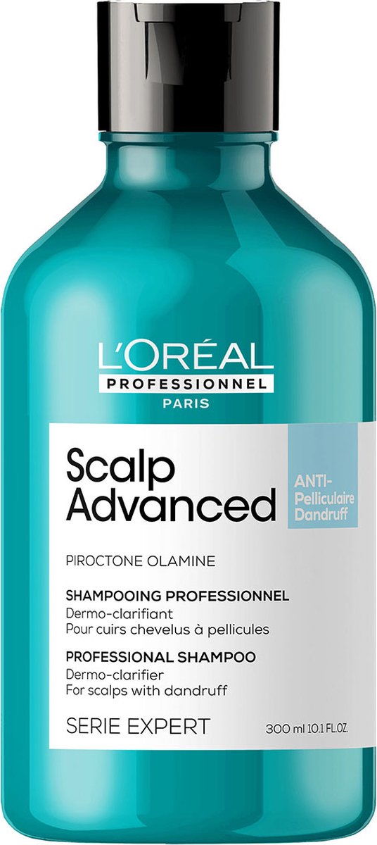 L'Oréal Professionnel Scalp Advanced Anti-Dandruff Dermo-clarifier shampoo 300ml - Anti-roos vrouwen - Voor