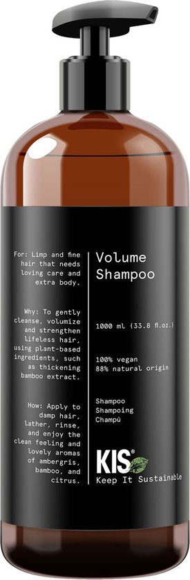 KIS Green Volume Shampoo 1000 ml - vrouwen - Voor