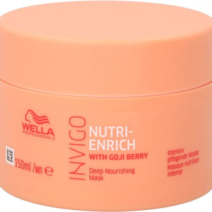 Wella Invigo Nutri Enrich Masker 150ml - Haarmasker droog haar - Haarmasker beschadigd haar