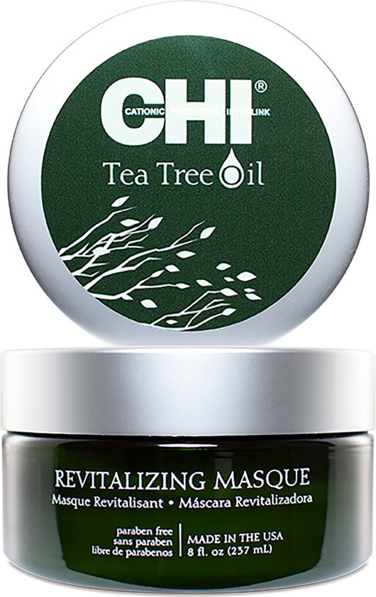 CHI Tea Tree Oil Revitalizing Haarmasker - Haarmasker beschadigd haar