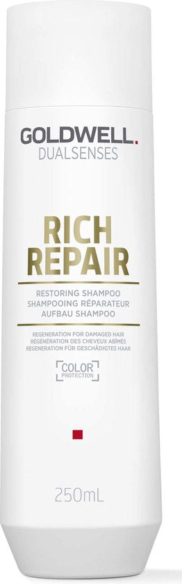 Goldwell Dualsenses Rich Repair Restoring Shampoo 250ml - Normale shampoo vrouwen - Voor Alle haartypes