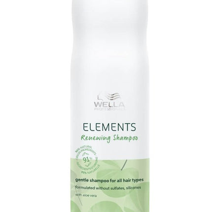 Wella Elements Renewing Shampoo 250ml - Normale shampoo vrouwen - Voor Alle haartypes