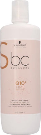 Schwarzkopf Bonacure Q10 Time Restore Shampoo 1000ml -  vrouwen - Voor