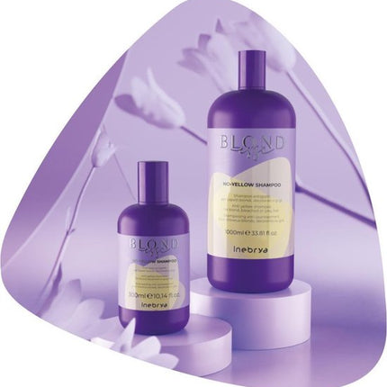 Inebrya - Ice Cream No Yellow Shampoo - Šampon pro melírované a šedivé vlasy - 300ml
