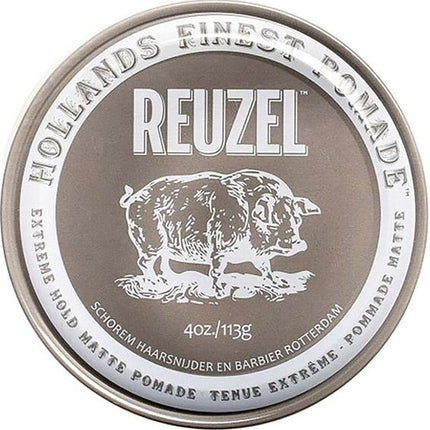 Reuzel - Hollands Finest Pomade Firmly Fixative Pomada On Water Base Black 113G