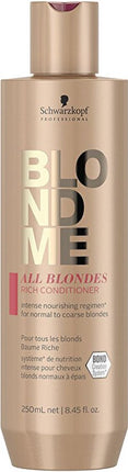 Schwarzkopf BlondMe All Blondes Rich Conditioner 1000ml - vrouwen - Voor - Conditioner voor ieder haartype